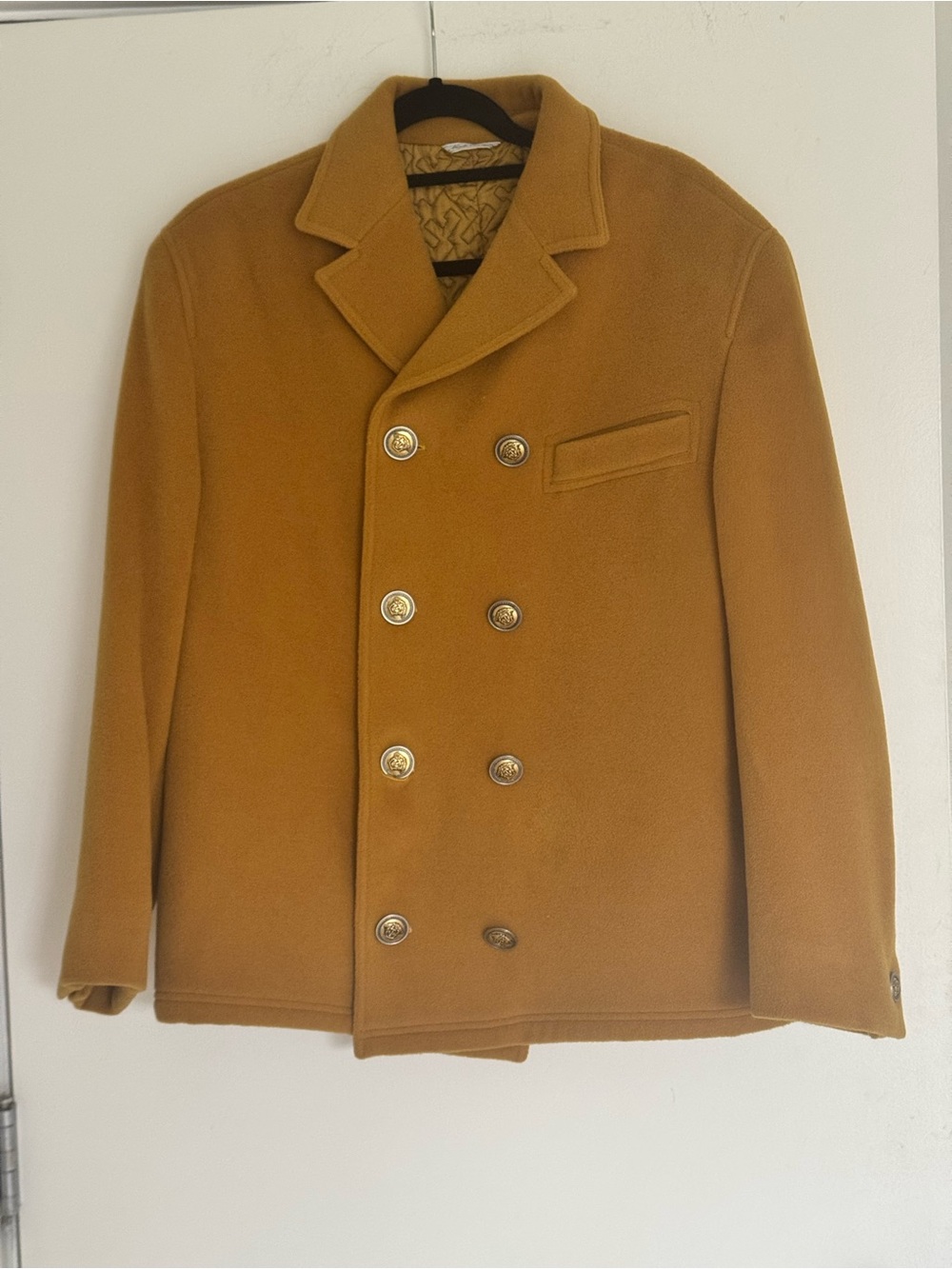 Vintage Gianni Versace coat. Size 48/US12. Rare.